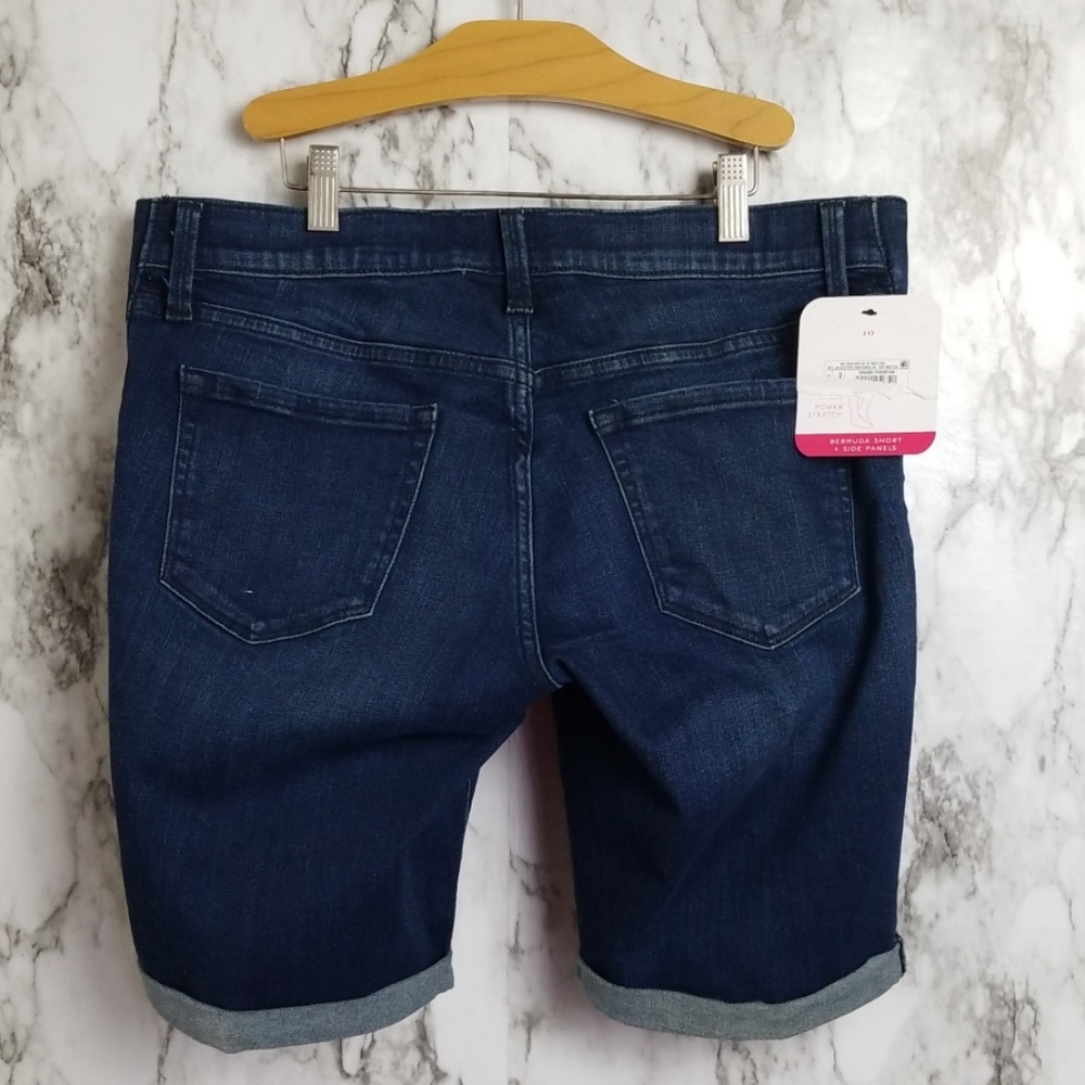 Isabel Maternity Bermuda Short + Side panels - Picture 5 of 7